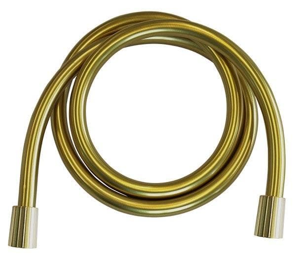 REMER sprchová hadica plastová, 150 cm, zlatá matná BRUSHED GOLD