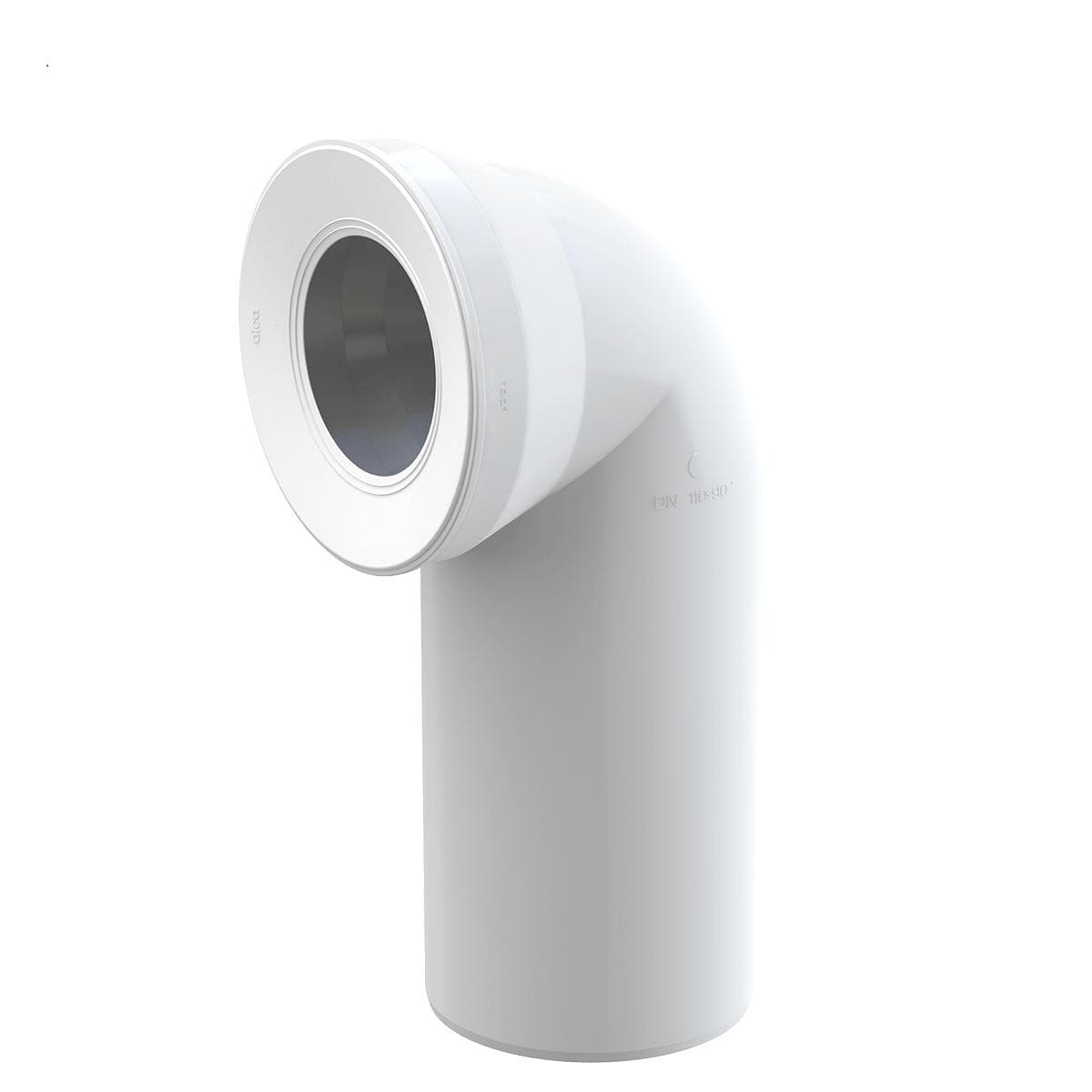 Prípojka k WC A90-90A – koleno 90° dĺžka 230mm PP materiá=lT-3560/I(620863)
