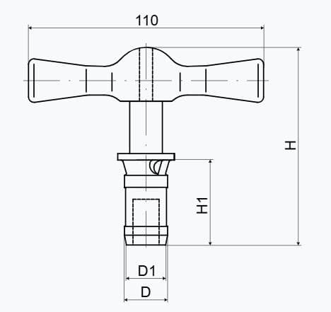  SAMTEK Kalibrátor kovový pre PEX a PERT potrubia 26mm KALIBRATOR KOVOVY 26
