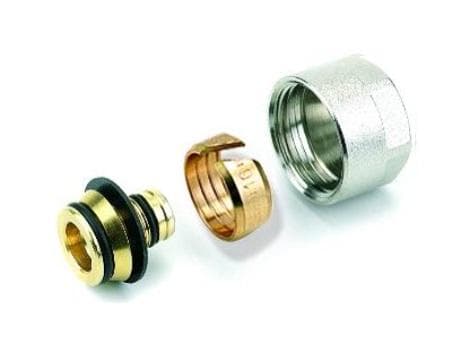 8351862 Svorne srobenie dizajnové 16x2-3/4E pre AL/PE-X, nerez