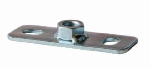 Úchytka M8 (80x30mm), pozink 2mm  uchytenie na stenu/podlahu