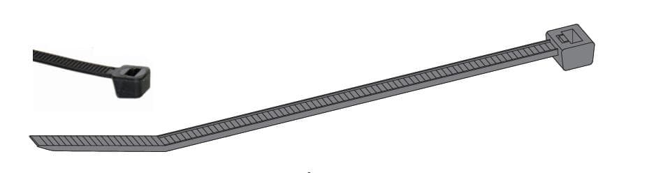 SŤAHOVACIA PÁSKA ZIP 4,8x300mm ČIERNA (bal100ks)