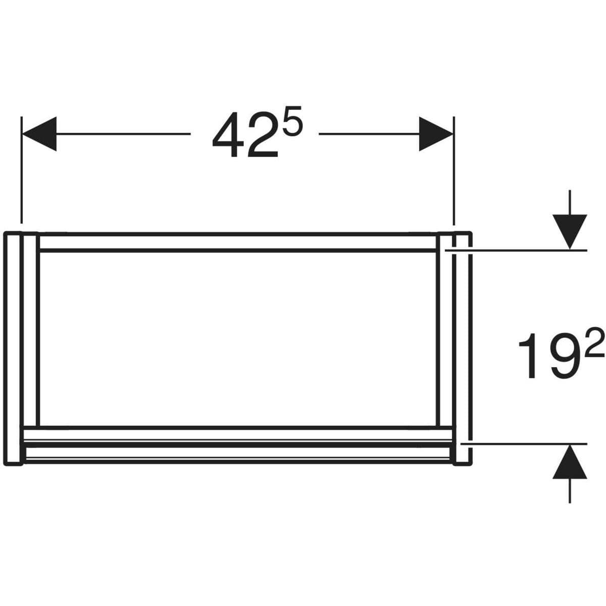  Geberit Skrinka pod umývadlo 50 cm Geberit Selnova Compact, 1 dvierka, 45.7x60.5x22.7cm, dub prírodný G Selnova Compact skrinka pod umývadlo 50, dvierka, 45.7x60.5x22.7cm, dub prírodný
