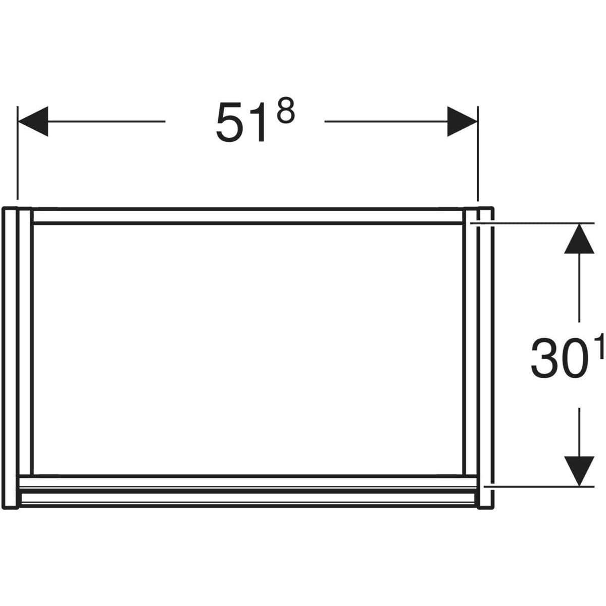  Geberit Skrinka pod umývadlo 60 cm Geberit Selnova Compact, 1 dvierka, 55x60.6x33.7cm, biela matná G Selnova Compact skrinka pod umývadlo 60, dvierka, 55x60.6x33.7cm, biela mat