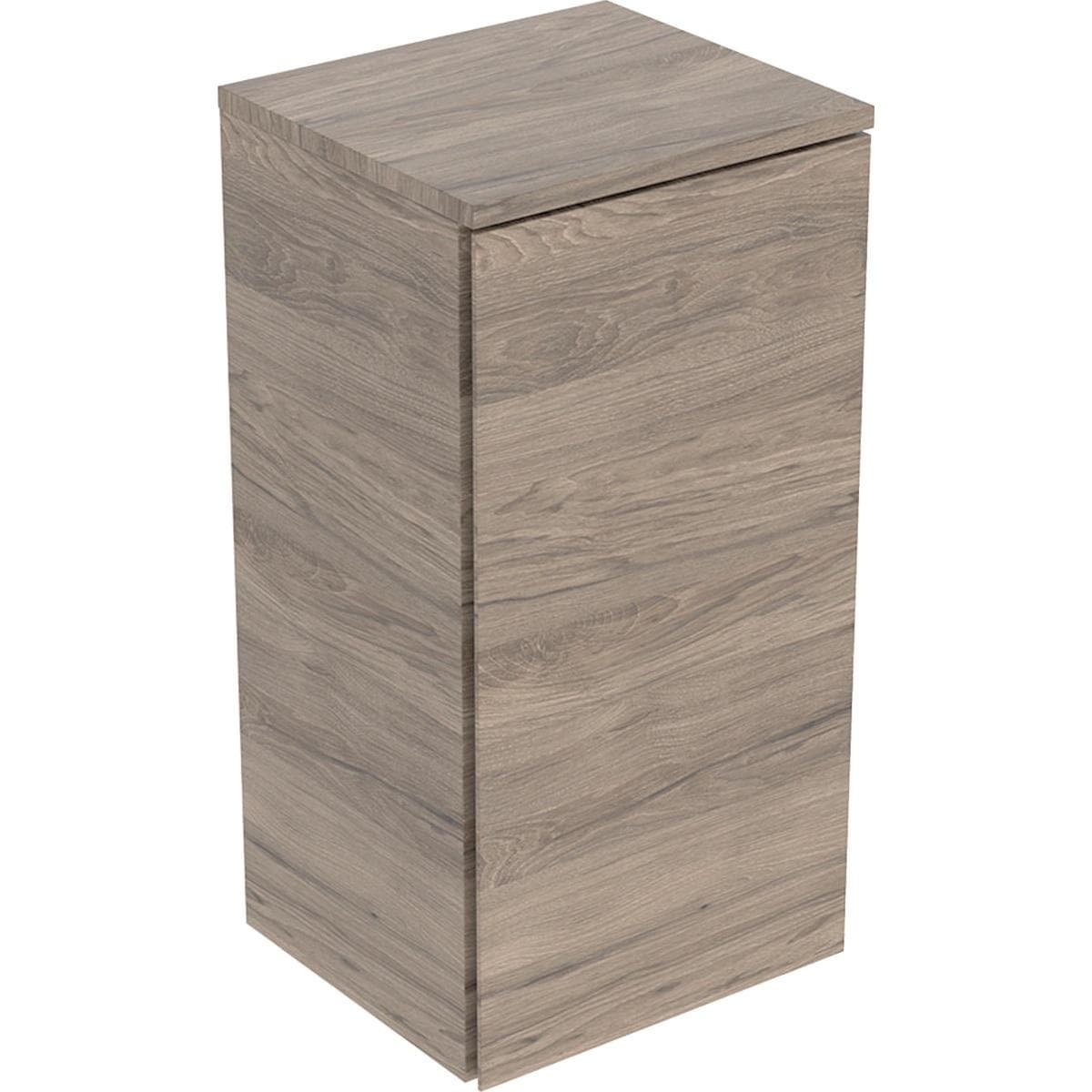 Bočná skrinka Geberit Selnova Square jedny dvierka 33x65x29.7cm, orech hickory