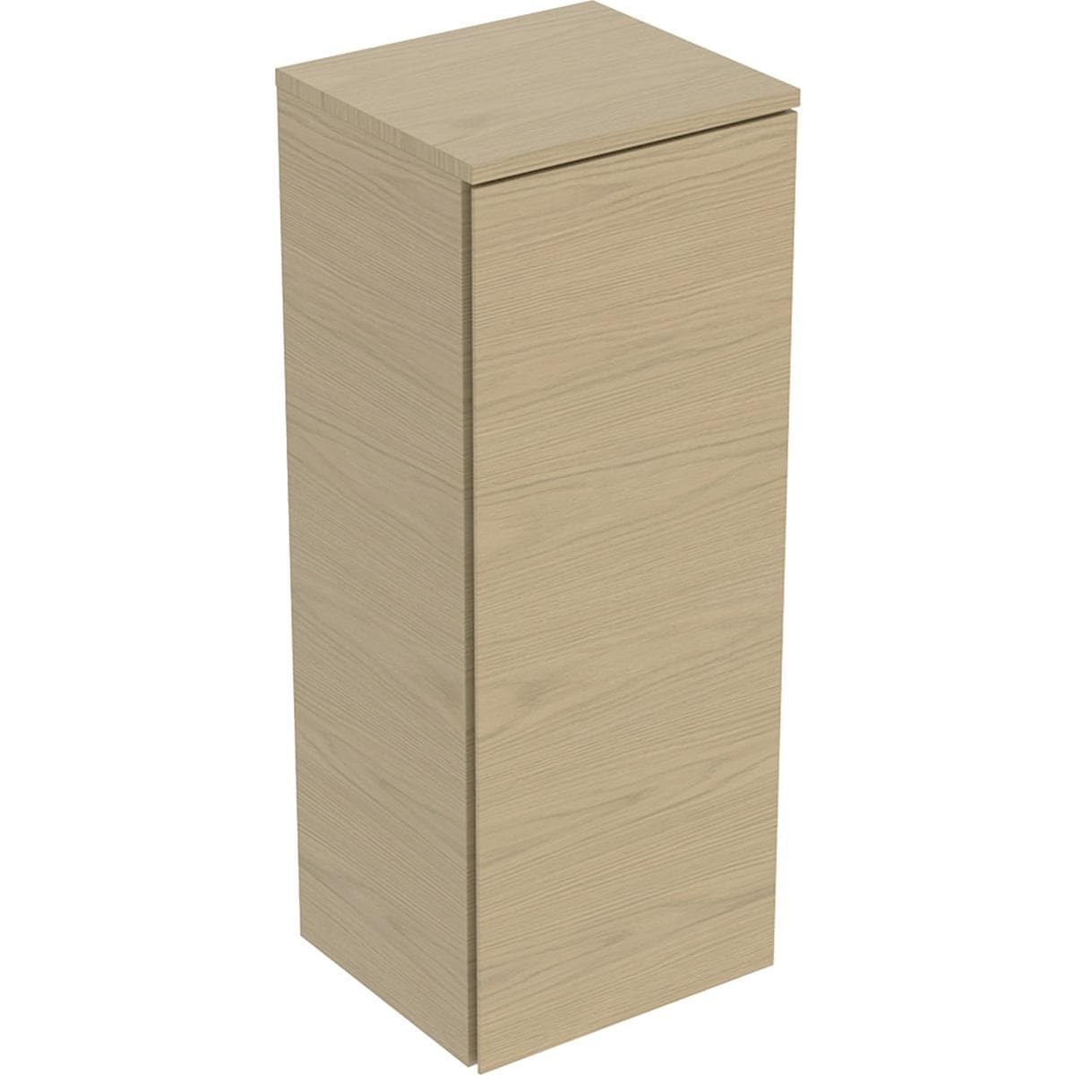 Stredne vysoká skrinka Geberit Selnova Square jedny dvierka 33x85x29.7cm, dub prírodný