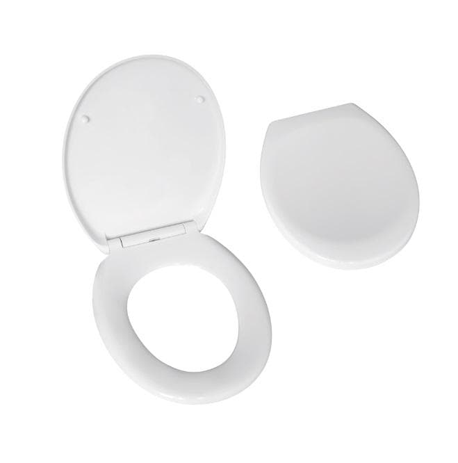 WC sedadlo DARIA duroplastové hrubostenné, antibakteriálne,  nerezové závesy, SOFT CLOSE (sedátko)