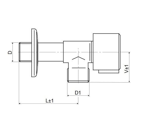  SLOVARM Rohový ventil 1/2"x1/2" nerezový s keramickým vrškom neutrálny, TE-66N.1 DN15 TE-66N.1 Ventil rohový nerezový 1/2x1/2, keramický vršok, NEUTRALNY!!!