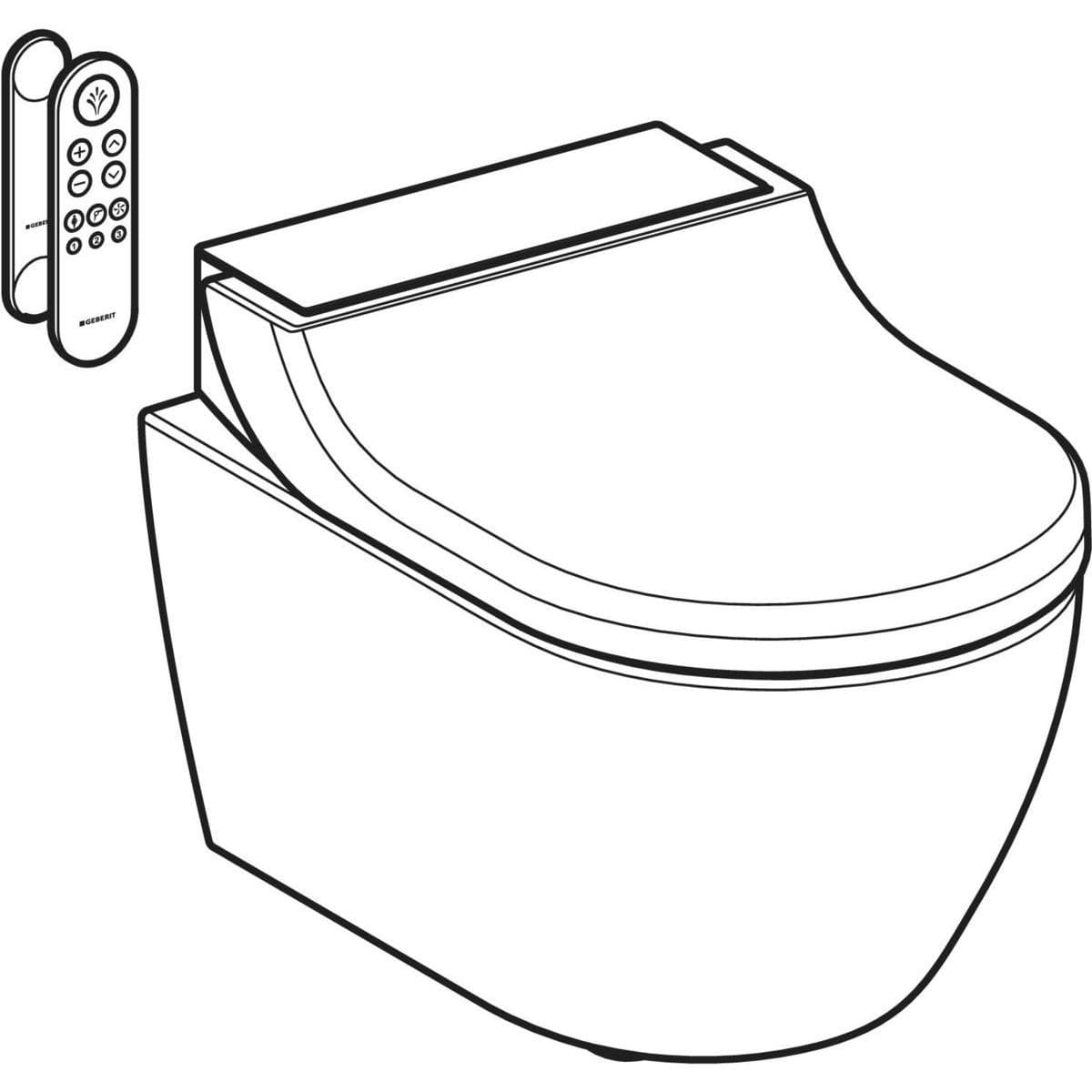  Geberit Geberit AquaClean Tuma Comfort kompletné sprchovacie WC, KeraTect, dizajnový kryt biely (nahrádza 146.292.11.1) Geberit AquaClean Tuma Comfort kompletné sprchovacie WC, KeraTect, biela (nahrádza 146.292.11.1)