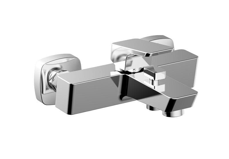 ASC.2115 SAMTEK CUBIDO vaňová batéria na stenu do kúpeľne s pákou, montážny rozstup 150 mm