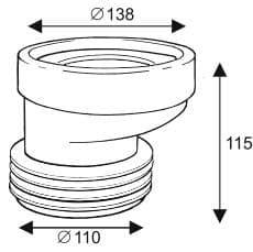  CHUDĚJ CH 530 20 WC manžeta krátka s excentrom 20 mm MCH-WC MANZETA KRATKA S EXCEN 20mm