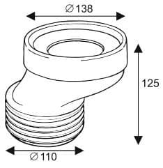  CHUDĚJ CH 530 40 WC manžeta krátka s excentrom 40 mm MCH-WC MANZETA KRATKA S EXCEN 40mm