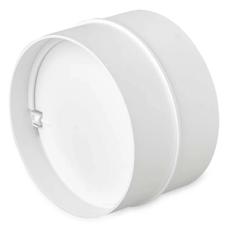 1111-aR Spojka so spätnou klapkou plastová, priemer 100 mm
