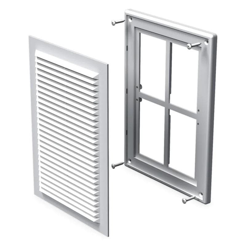  Vents MV 125S -140x200 Ventilačná mriežka plastová biela bez nádstavca VEN-MRIEZKA VENT. MV125S-140x200