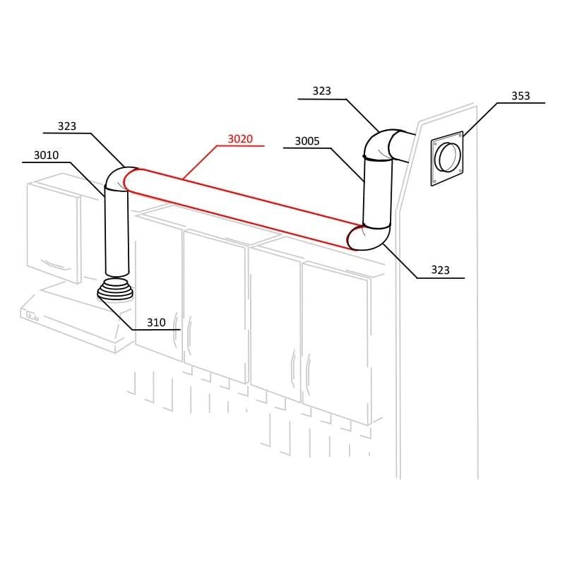  Vents 3020 - D150/2000 Okrúhle potrubie plastové pevné, priemer 150 mm VEN-POTRUBIE KRUH PEVNE 3020-D150/2000 PLAST 1916079