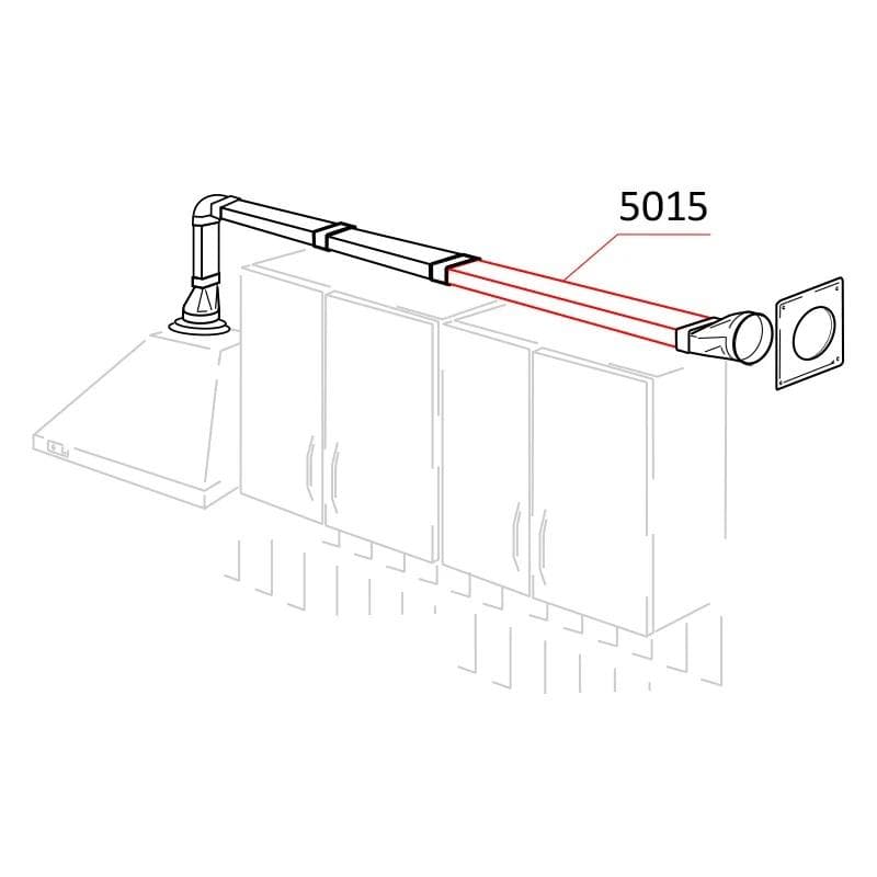  Vents 5015-V55x110/1500 Ploché potrubie plastové hranaté 55 x 110 mm VEN-POTRUBIE HRANATE 5015-V55x110/1500mm PLAST 1916334