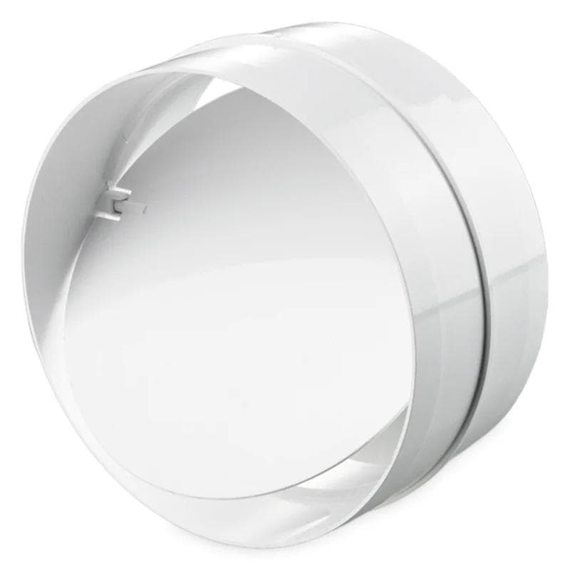 1111-V100 Spojka so spätnou klapkou plastová, priemer 100 mm