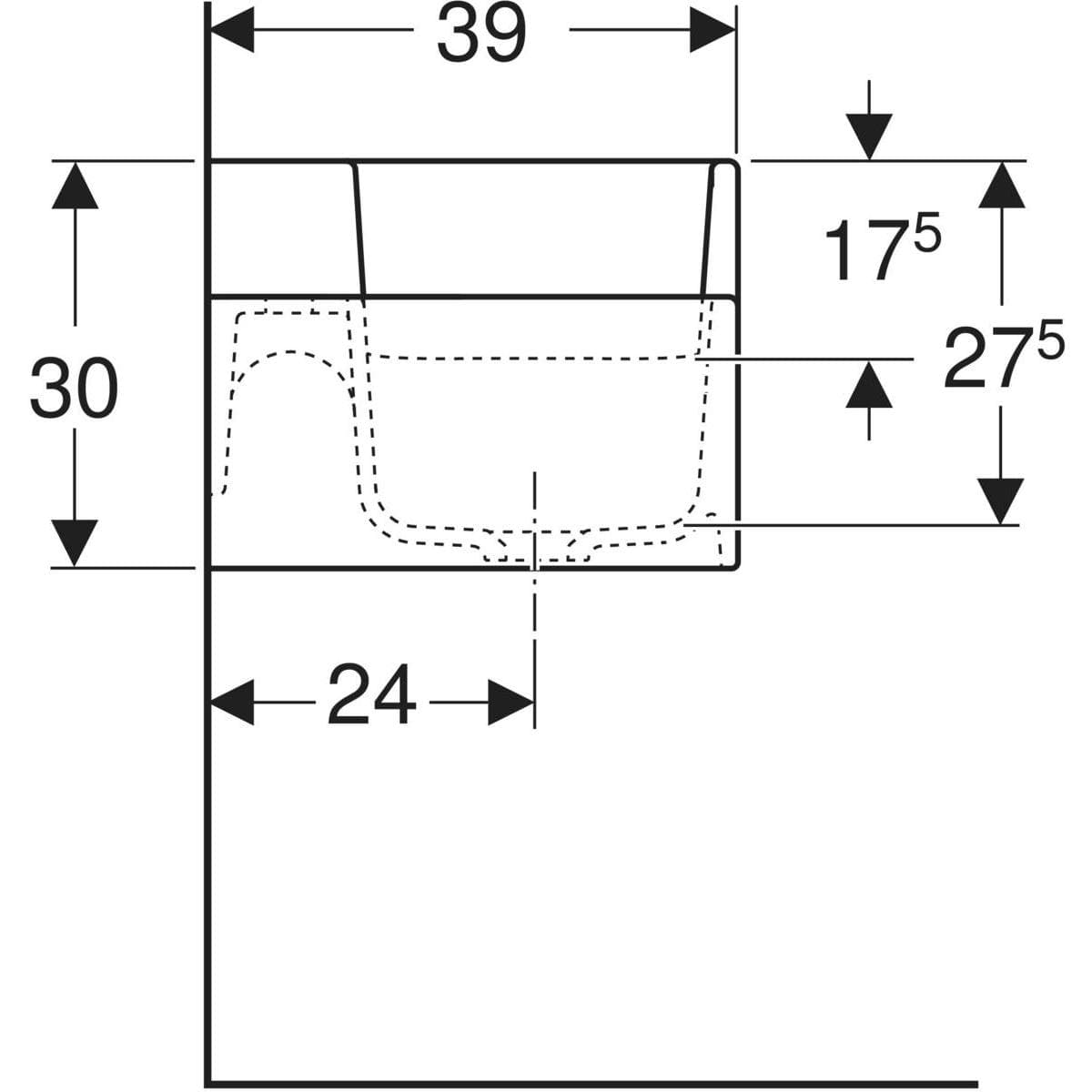  Geberit Priestor na hranie a umývanie 2 Geberit Bambini, umývadlo vľavo, B=90cm, s otvormi, alpská biela (nahrádza 430200016) G Bambini priestor na hranie a umývanie 2, umývadlo vľavo B=90cm, s otvormi, alpská biela