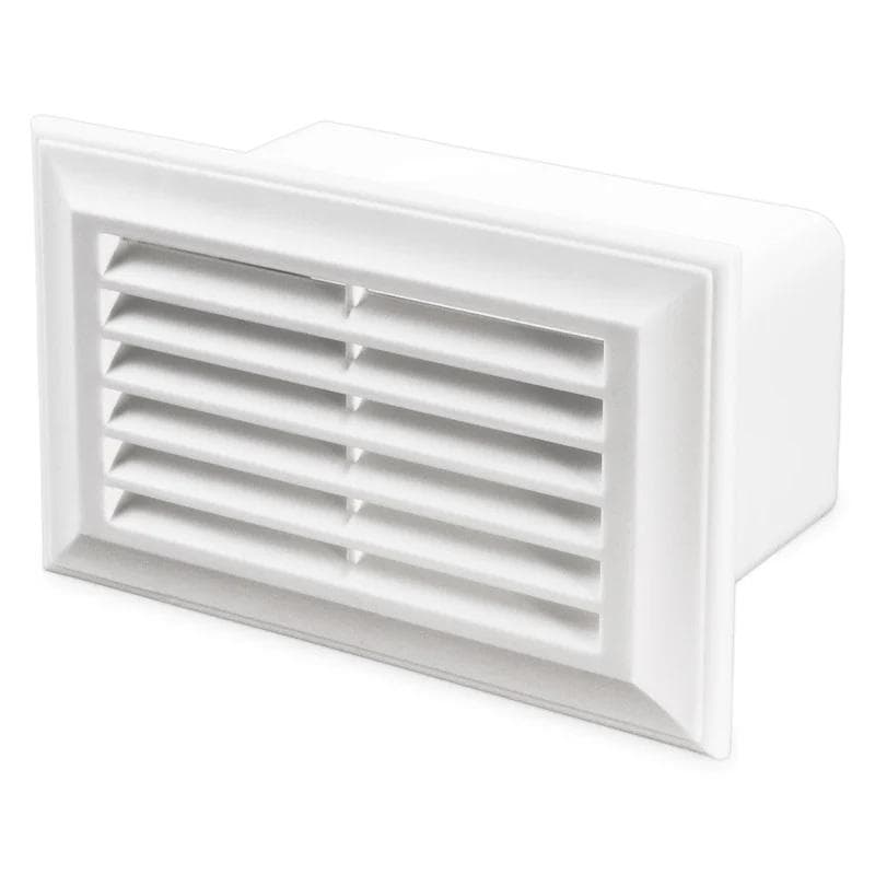 571 - D55x110 Koncová mriežka platová hranatá 55 x 110 mm