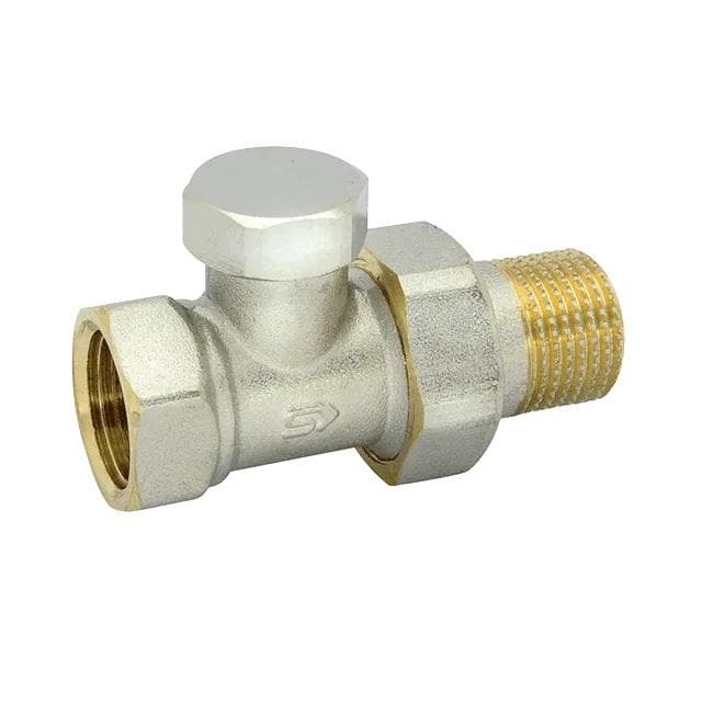 VE-4308A Radiátorová spojka priama DN20 - 3/4" spiatočka radiatorová