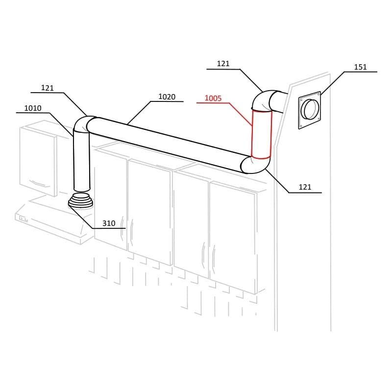  Vents 1005 - D100/500 Okrúhle potrubie plastové pevné, priemer 100 mm VEN-POTRUBIE KRUH PEVNE 1005-D100/500 PLAST 1916033,2256010