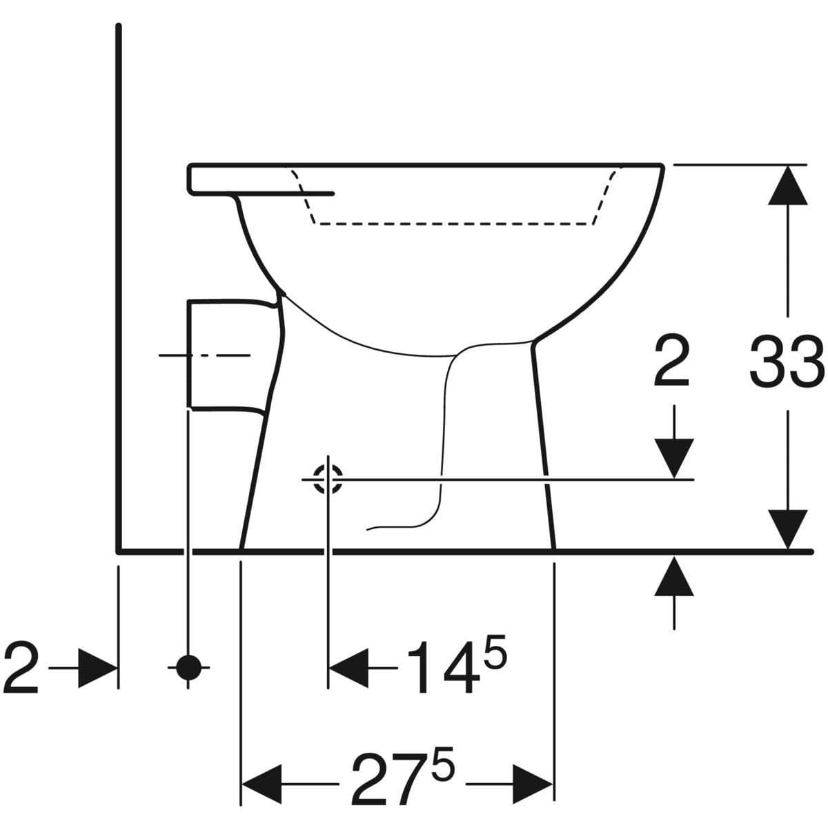  SAMTEK Stojace WC pre deti Geberit Bambini, s hlbokým splachovaním T=40,5cm, biela (nahrádza 63005000) Stojace WC pre deti Geberit Bambini, s hlbokým splachovaním T=40,5cm, biela