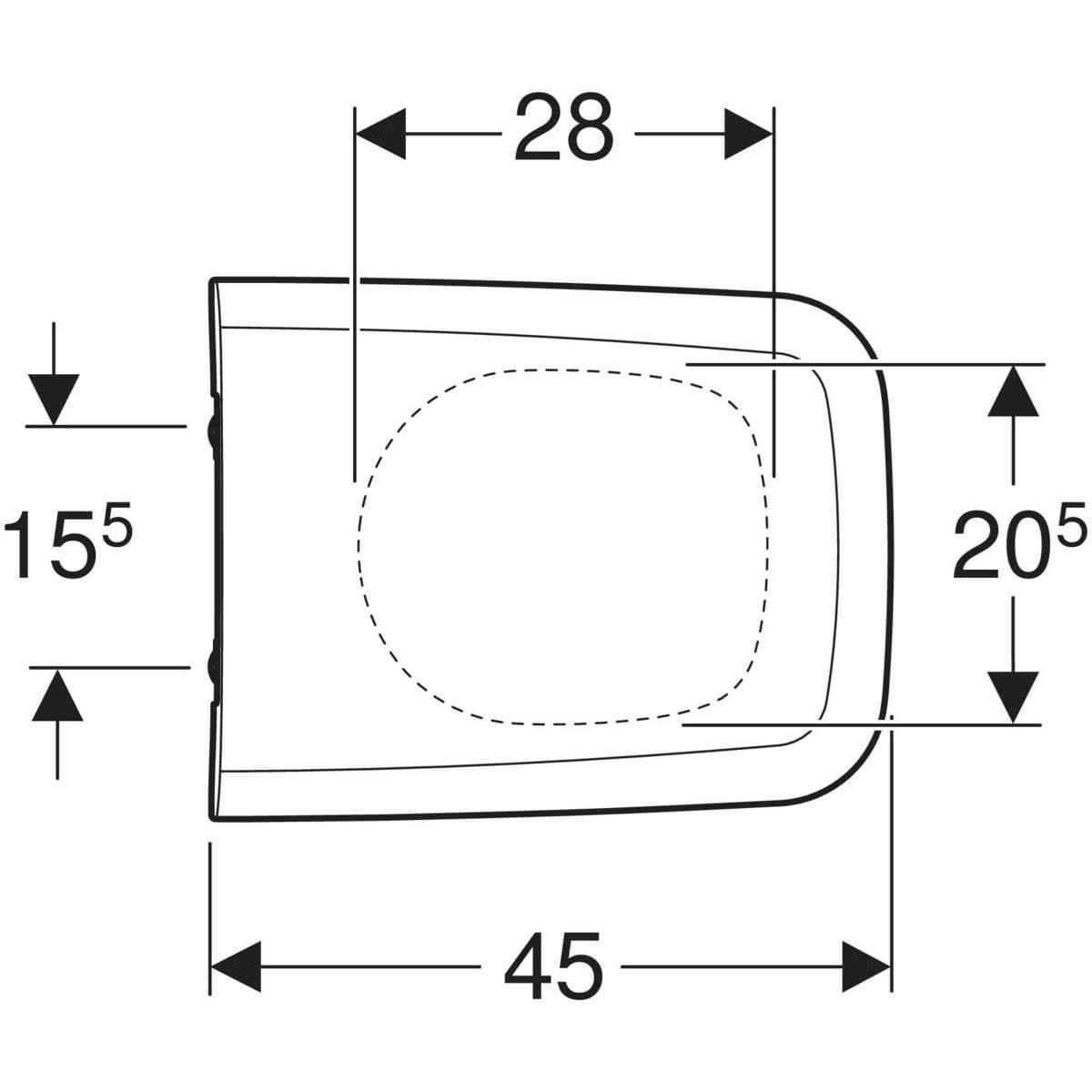  Geberit WC sedadlo Geberit iCon Square, automatické plynulé zatváranie, rýchloupínacie závesy, upevnenie zhora G WC sedadlo Geberit iCon Square: Automatické plynulé zatváranie=Áno, Rýchloupínacie závesy=Áno, Upevnenie=Zhora, Biela / Lesklý