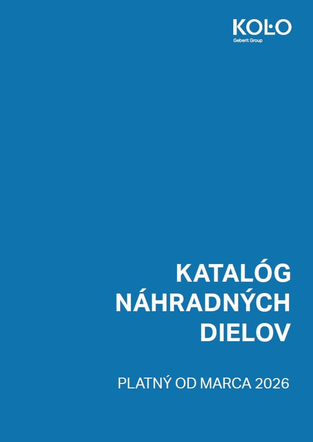 Geberit katalóg náhradných dielov KOLO rok 2026