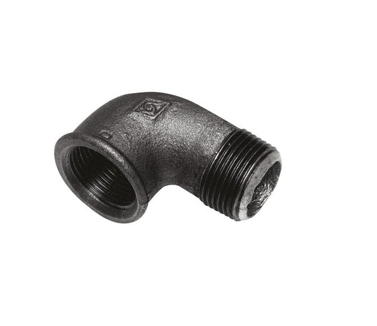 Fiting čierne koleno 92, závit MF, 2"