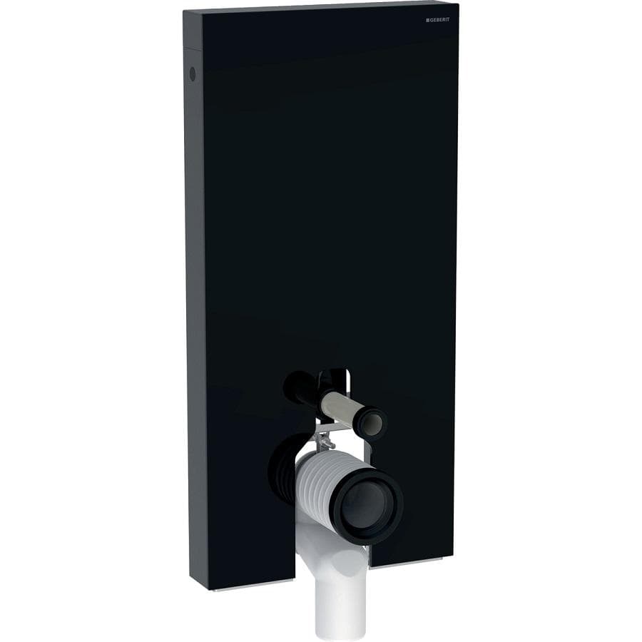 Sanitárny modul Geberit Monolith pre stojacie WC, 101 cm, čierne sklo
