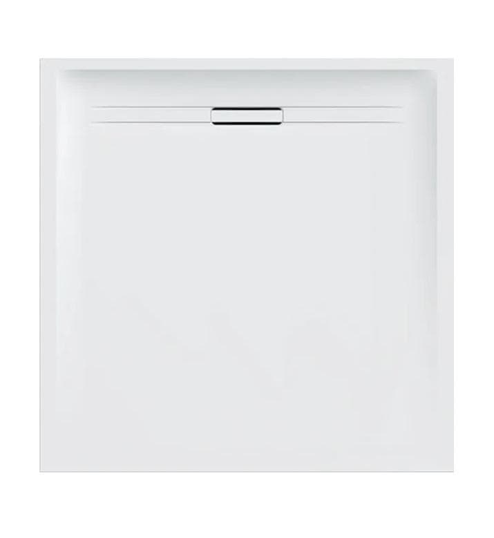 Sprchová vanička štvorcová 800x800 mm, Geberit Sestra, výška 40 mm, biela/bridlicová štruktúra