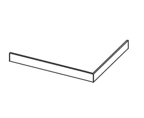 SVLMP1000900 Čelný panel pravý 1000x900 mm pre SVLM1000900 sprchové vaničky z liateho mramoru (včítane nožičiek)