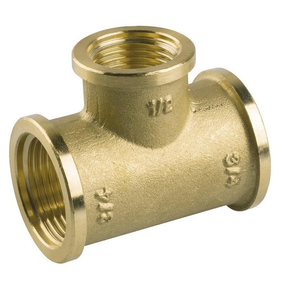 T-kus redukovaný 3/4"x1/2"x3/4", K-506R, mosadz