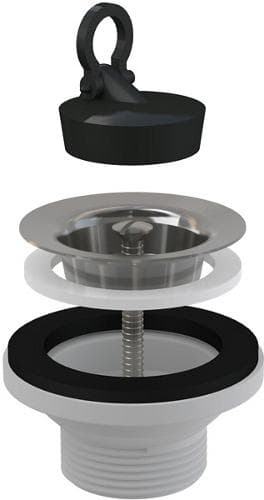 Výpusť umývadlová A31, 5/4" s nerezovou mriežkou DN63