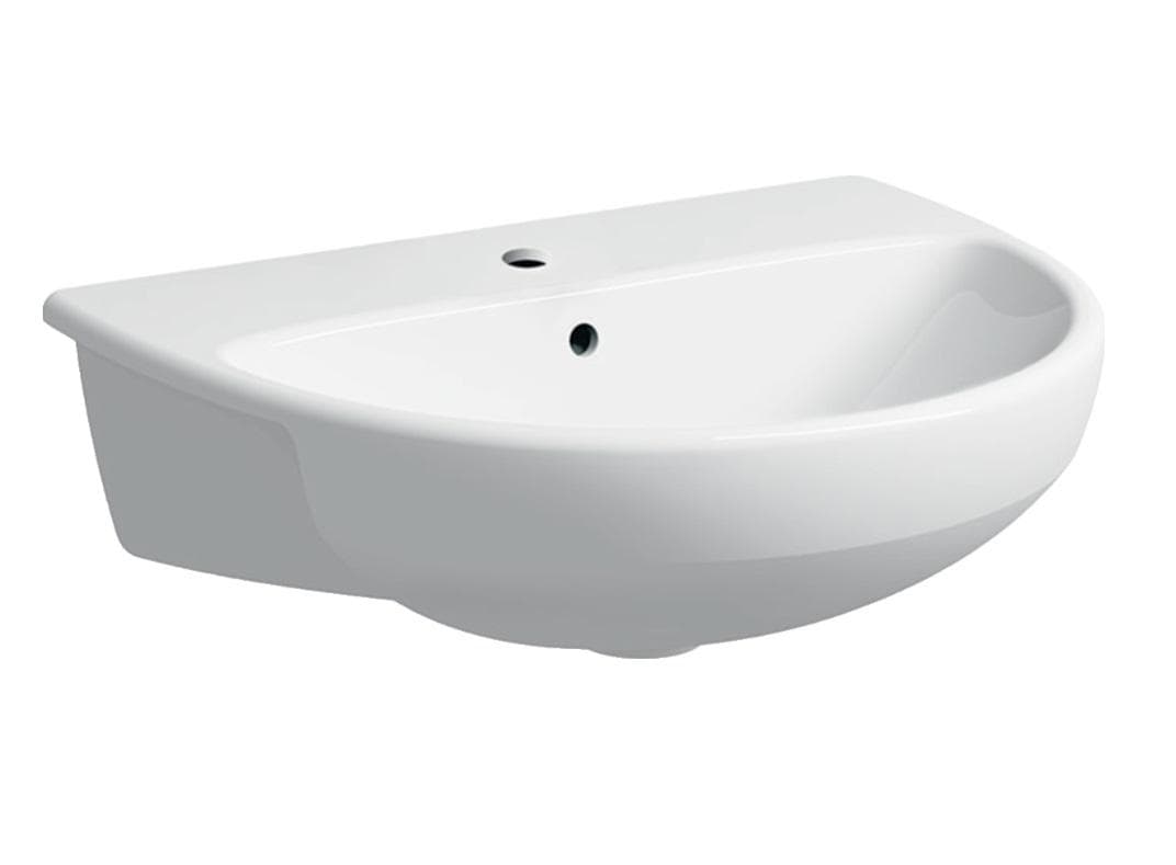 Polozápustné umývadlo 55 cm Geberit Selnova, s otvorom, s prepadom
