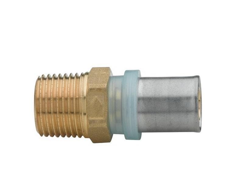RB Prechod lisovací s vonkajším závitom 20x1/2", 5000002004