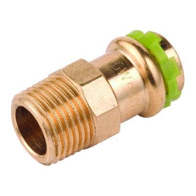 4243GVW1512 Prechod vonkajší závit 15-1/2", meď, pre rozvody vody a vykurovania