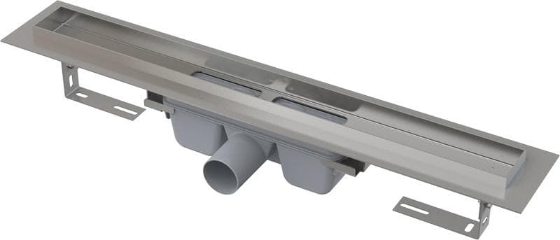 APZ6- 850 Professional Podlahový žľab nerez s okrajom pre plný rošt, bočný odtok D50, dĺžka 850 mm