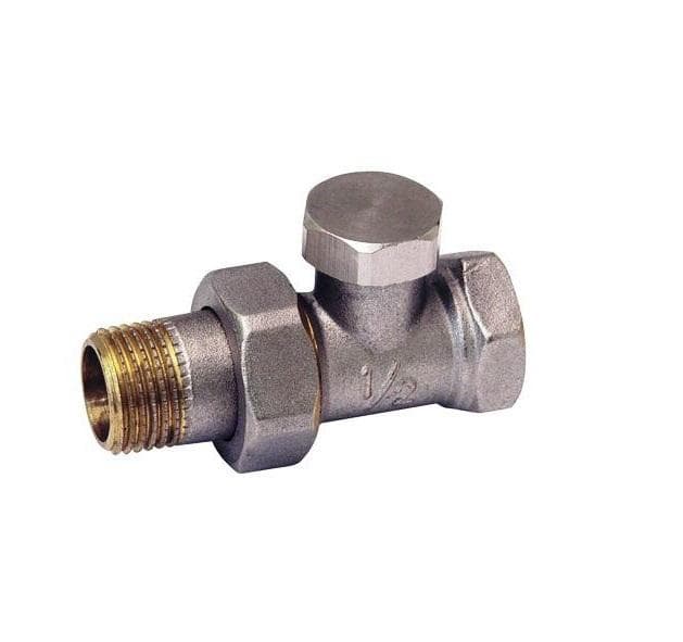 VE-4308A Radiátorová spojka priama DN10 - 3/8" spiatočka radiátorová