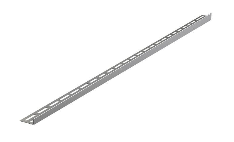 APZ903M/1000 Nerezová lišta pre spádovanú podlahu, ľavá, dĺžka 1000 mm (výška límca 14 mm pre 12mm dlažbu)