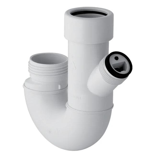 Dvojkomorový sifón Geberit pre pripojenie zariadení, d40 mm, G 1"