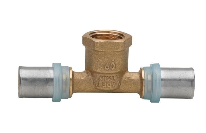 RB T-kus redukovaný lisovací s vnútorným závitom 20x1/2"x16, 503140200416