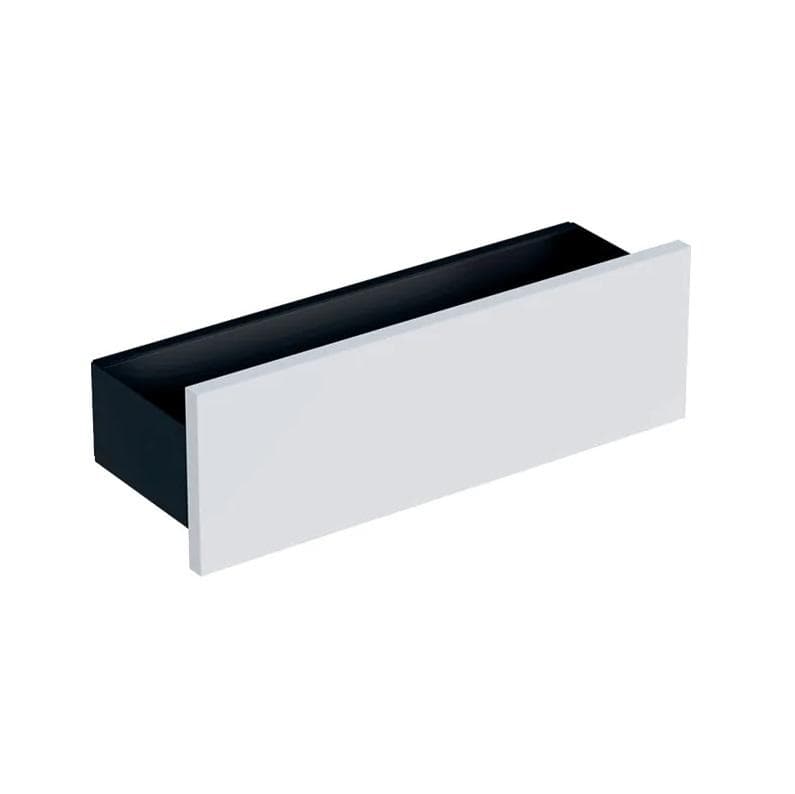 Nástenná polička Geberit Smyle Square 45x14.8x15cm, láva/matná, biele/lakované