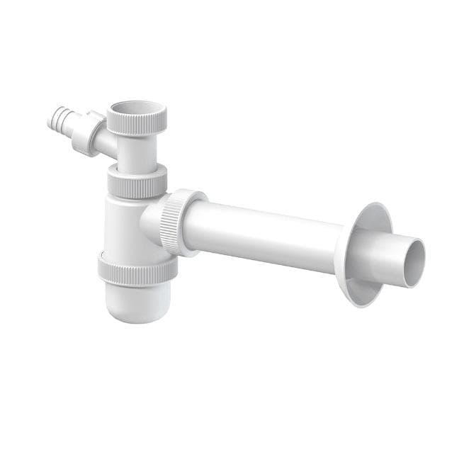 Umývadlový sifón P-958/I DN40, bez odpadového ventilu, s prevlečnou maticou G5/4", s prípojkou