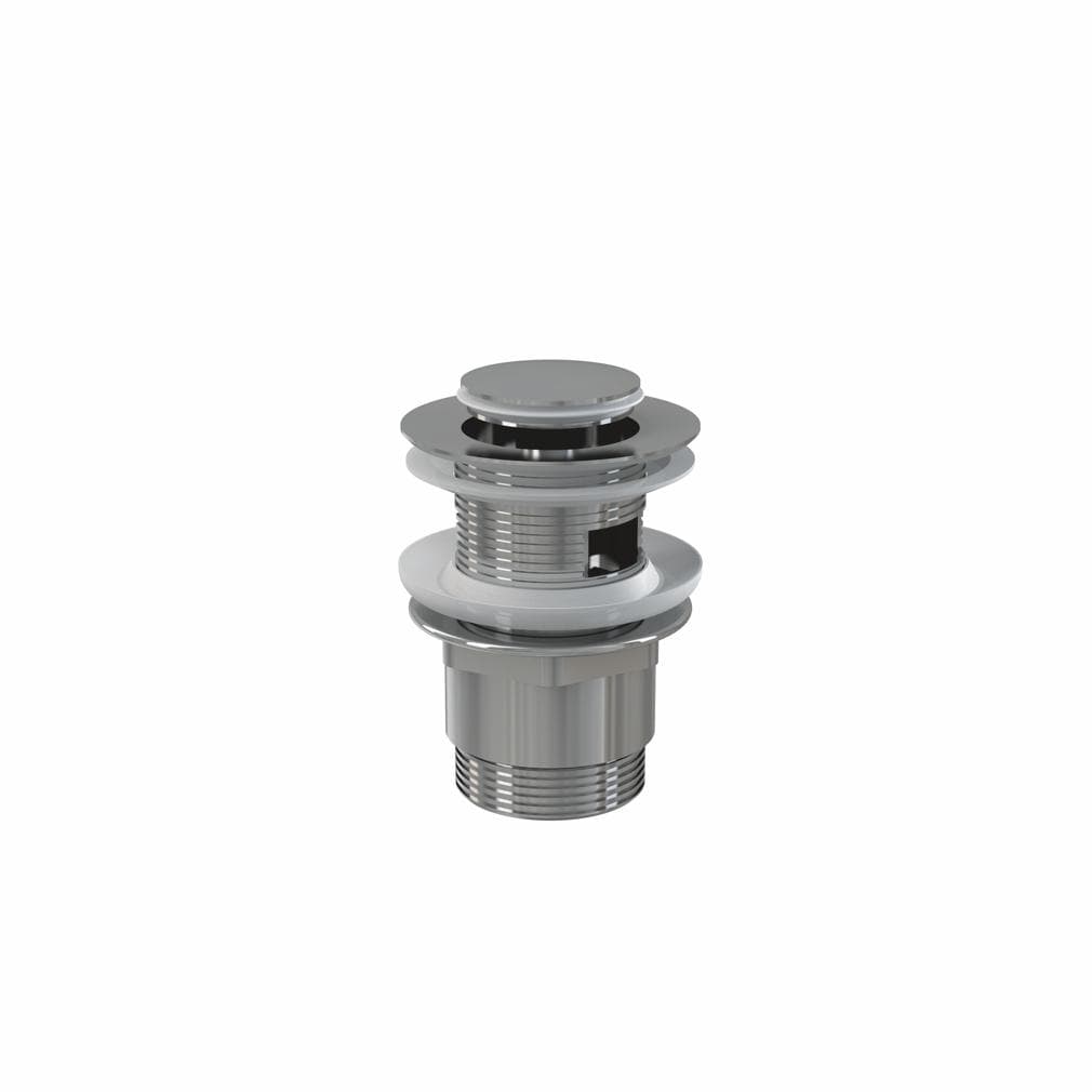 Výpusť umývadlová A39, CLICK/CLACK 5/4" celokovová s prepadom, malá zátka = H006