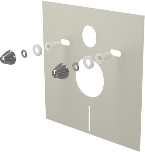 M930CR Izolačná doska pre závesné WC a bidet s príslušenstvom a krytkou (chróm)