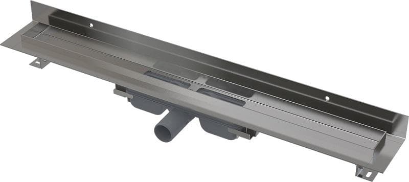 APZ116-1050 WALL LOW Podlahový žľab znížený s okrajom pre plný rošt, ku stene, dĺžka 1050 mm