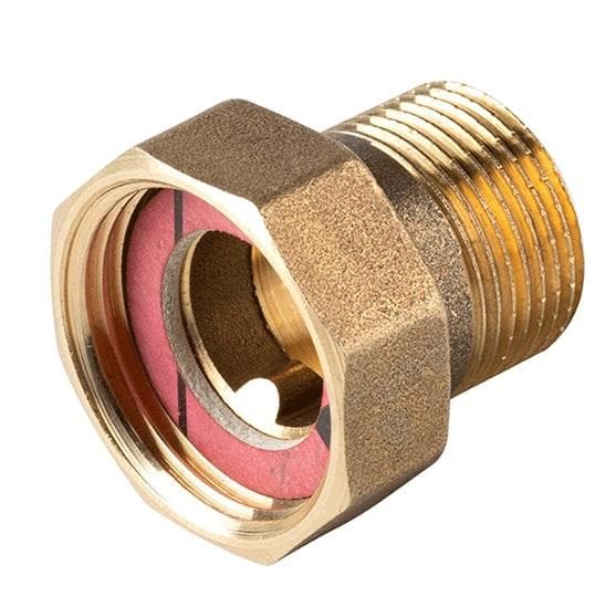 Polšróbenie k vodomerom, závitová prípojka s maticou DN15 - 3/4"x1/2", V-4302