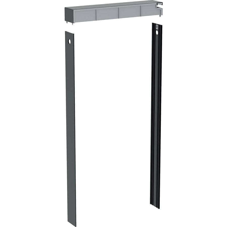 Súprava krytu nádržky pre modul Geberit Monolith pre závesné WC, 101 cm, na IÚ čierny chróm/brús.Al