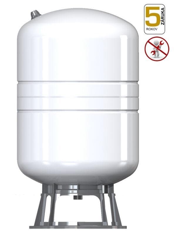 Aquafill expanzomat pre pitnú vodu aj TUV biely 1", 10 bar, kapacita:100l, hygienická, butyl, UD1003FUS4, vertikálna tlaková nádoba AQUAVAREM